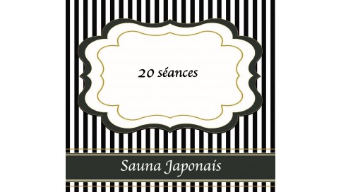 20 séances (SANS serviette fournie)