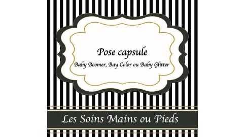 Pose de capsules Baby-Boomer, Bay-color ou Baby-glitter