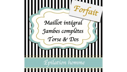 Maillot intégral + Jambes complètes + Torse + Dos